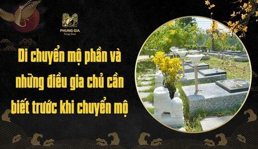 Di chuyển mộ phần và những điều gia chủ cần biết trước khi chuyển mộ